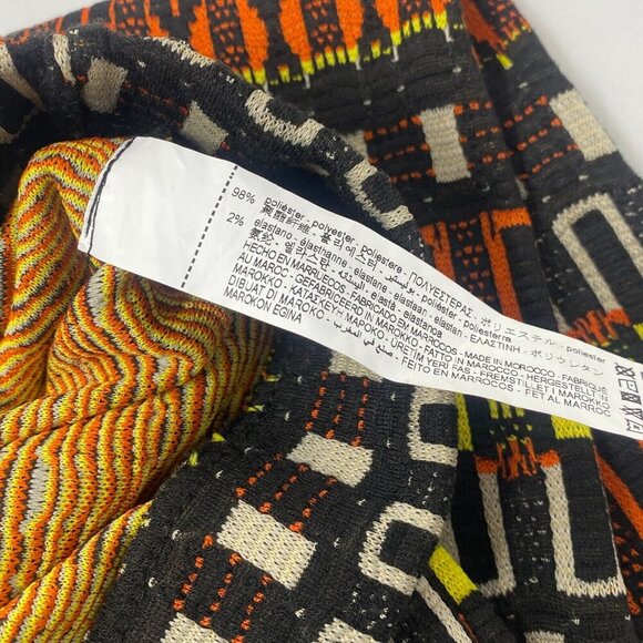 Zara Retro Geometric Flared Leggings Pants Large NWT - Picture 7 of 7